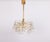 Metal Chandelier in Brass and Crystal Glass from Kinkeldey, Germany, 1970s For Sale - Image 7 of 11