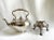 Silver 19th Century Tilting Teapot With Stand & Burner- 2 Pieces For Sale - Image 8 of 13