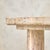 White Italian Travertine Pedestal with Stepped Base, 1970s For Sale - Image 8 of 11