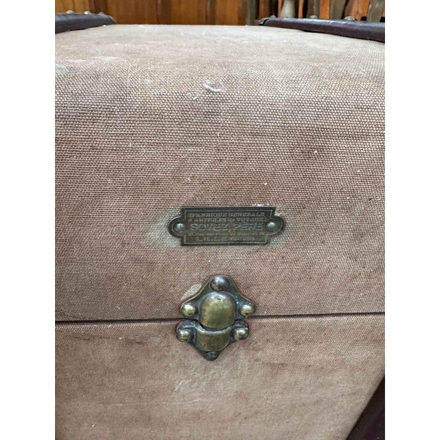 Vintage Soyez Père Travel Trunk, Lille For Sale - Image 9 of 13