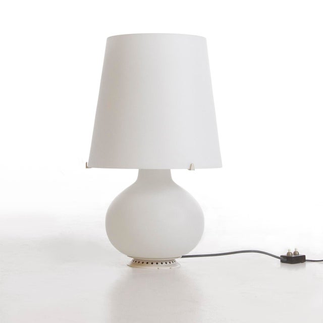 Glass Model 1853 Table Lamp by Max Ingrand for Fontana Arte, 1960s For Sale - Image 3 of 12