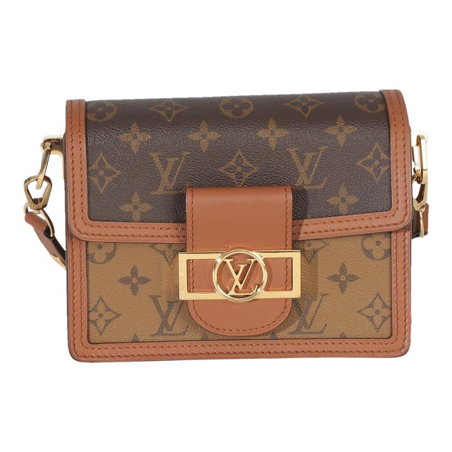 Reverse Monogram Canvas Mini Dauphine For Sale