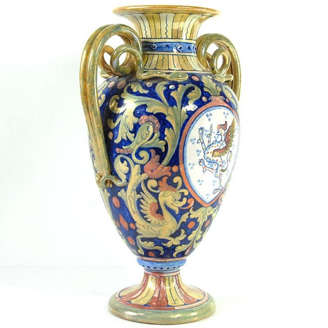 Italian Lustre Glaze Vase by Alberto Rubboli, 1930s For Sale - Image 4 of 11