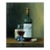 Peter A. Kotka, Still Life With Bottle of 1997 Château Belgrave Haut-Médoc, Grand Cru Classé, Glass and Cheese Circa 1997–2000 For Sale