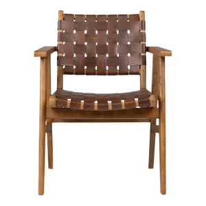 Dillon Leather Strap Dining Chair