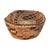 Brown Tohono O’odham Papago Oval Coiled Basket Tray With Coyote Track Motif 8" For Sale - Image 8 of 10