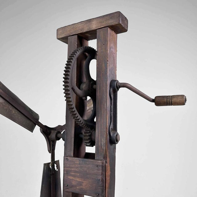 Antique Japanese Rice Windmill, 1890s For Sale - Image 10 of 14