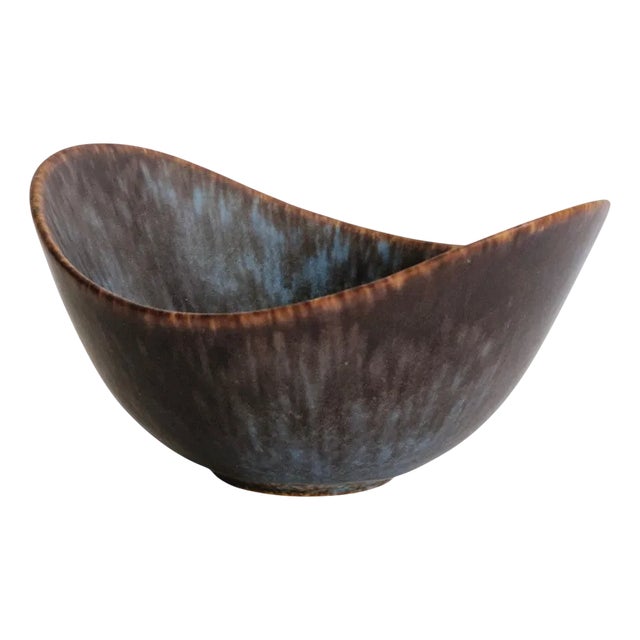 Modern Scandinavian Stoneware Bowl in Ceramic by Rörstrand attributed to Gunnar Nylund, 1950s For Sale