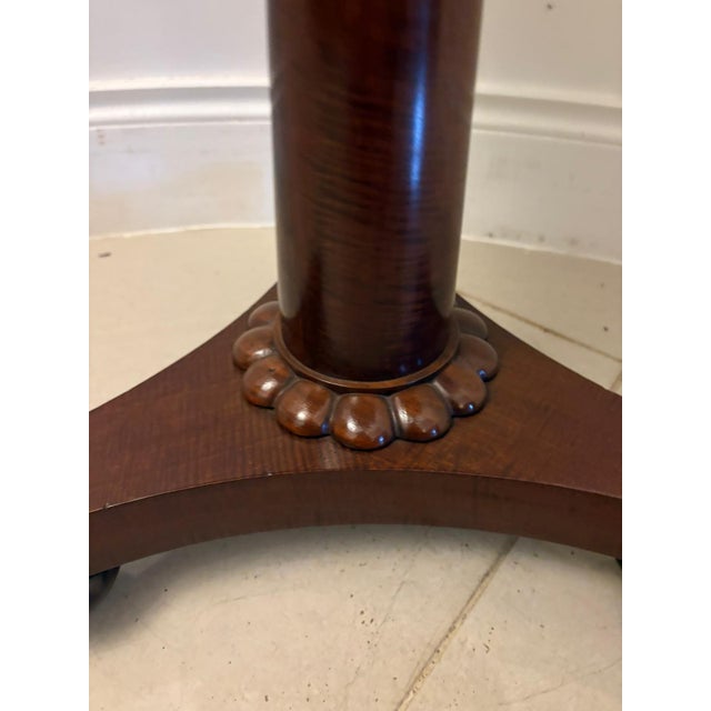 Antique Victorian Circular Side Table in Mahogany, 1860 For Sale - Image 9 of 12