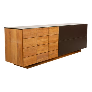 V-Montana Wooden Sideboard in Brown and Grey from Voglauer For Sale