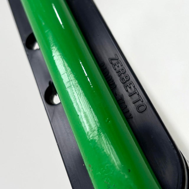 Green Double Neon Lamp by Gian N. Gigante for Zerbetto, 1980s For Sale - Image 12 of 14