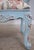 Pair of French Provincial Blue Frame Open Arm Chairs For Sale - Image 10 of 18