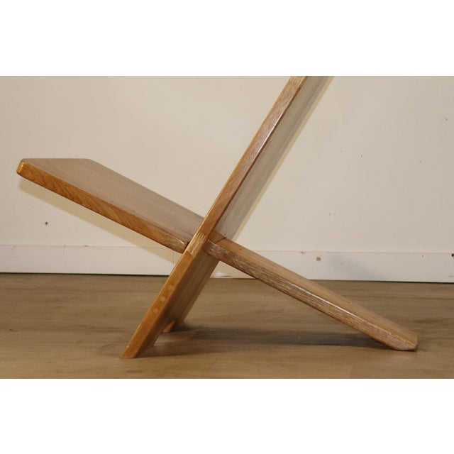 Brutalist Sculptural Lounge Chair in Elm, 1980s For Sale - Image 10 of 18