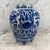 18th Century Late 18th Century Dutch Delft Blue and White Hand-Painted Baluster Vase For Sale - Image 5 of 14