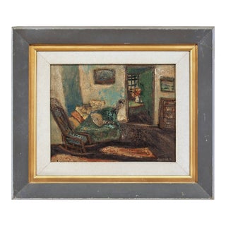 Abram Tromka, Abstract Interior Scene For Sale