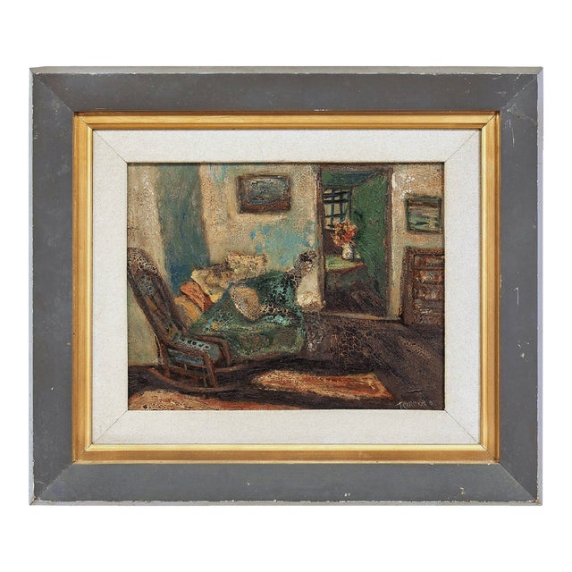 Abram Tromka, Abstract Interior Scene For Sale