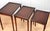 Wood Antique Traditional Mahogany Cocktail Nesting Tables - Set of 3 For Sale - Image 7 of 10