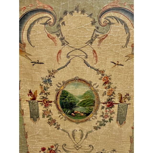 Black Vintage French Rococo Decorative Wall Panel by Jeanne Reed’s Williamsburg Virginia, Antique-Style Chinoiserie Art For Sale - Image 8 of 16
