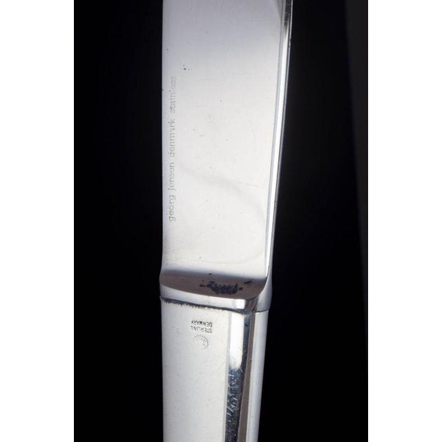 1940s Caravel Dinner Knives by Henning Koppel for Georg Jensen, 1940s, Set of 6 For Sale - Image 5 of 6