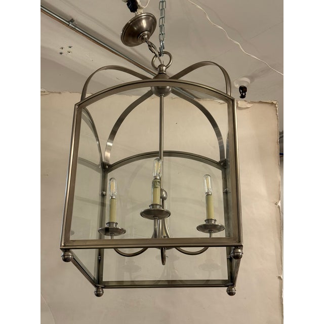 Transitional e.f. Chapman for Visual Comfort Signature Arch Top Lantern Pendant For Sale - Image 3 of 12