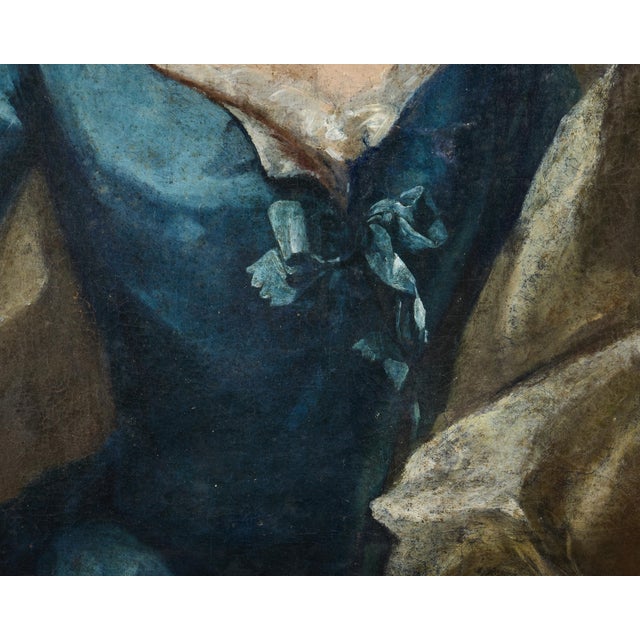 Johan Hendik Scheffel, Portrait, 1760, Oil on Canvas, Framed For Sale - Image 3 of 6