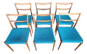 Rosewood Dining Chairs by H. W. Klein for Bramin Denmark 1960's - Set 6