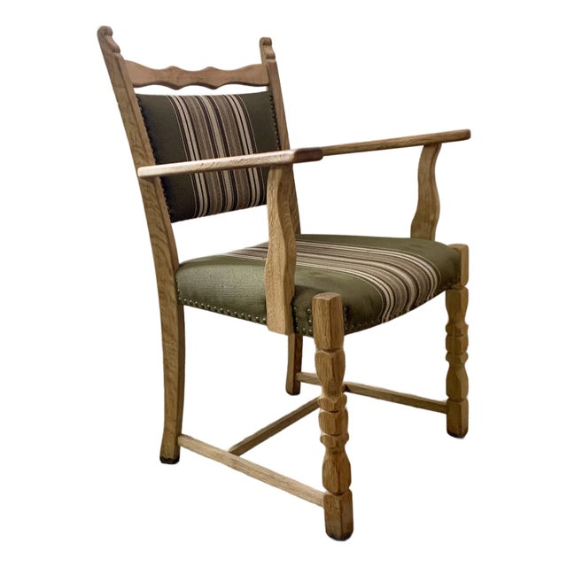 1960s Danish Brutalist Armchair in Style of Kjærnulf For Sale