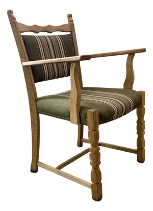 1960s Danish Brutalist Armchair in Style of Kjærnulf