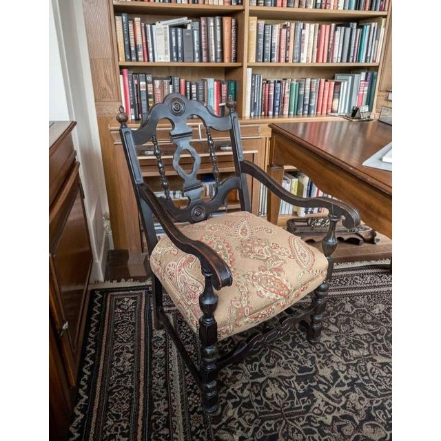 American of Martinsville 1940s Exquisite Chippendale-Style Armchair For Sale - Image 4 of 6