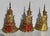 Metal Group of Three Thai Buddhas Mid- 20th For Sale - Image 7 of 14