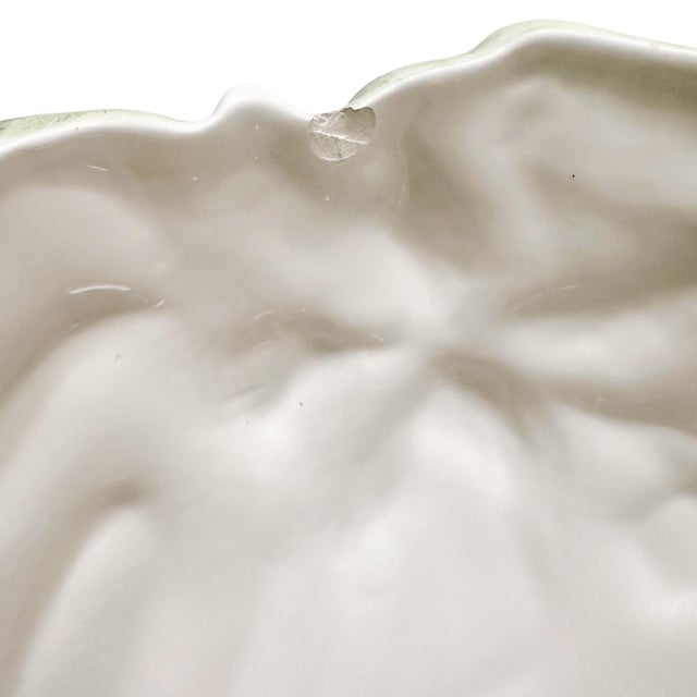 Vintage Italian Pink Iris Planter Cachepot For Sale - Image 11 of 12