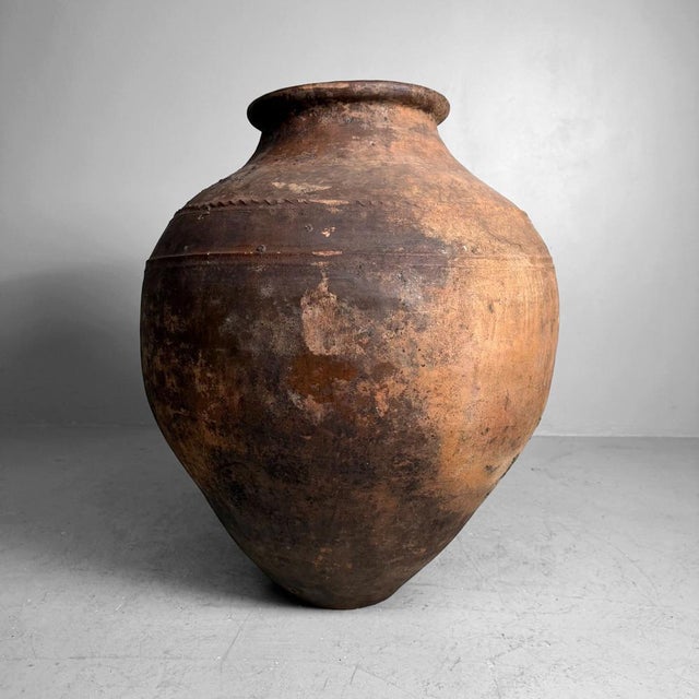 Large Antique Terracotta Jar, Portugal, 1900-1930 For Sale - Image 10 of 16