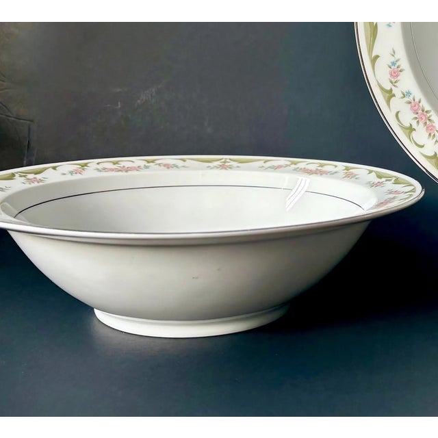 Beautiful Large Serving Bowls by Wyndham China in the Lizbeth 341 Pattern. SOLD INDIVIDUALLY. At 10" 1/4" in diameter,...