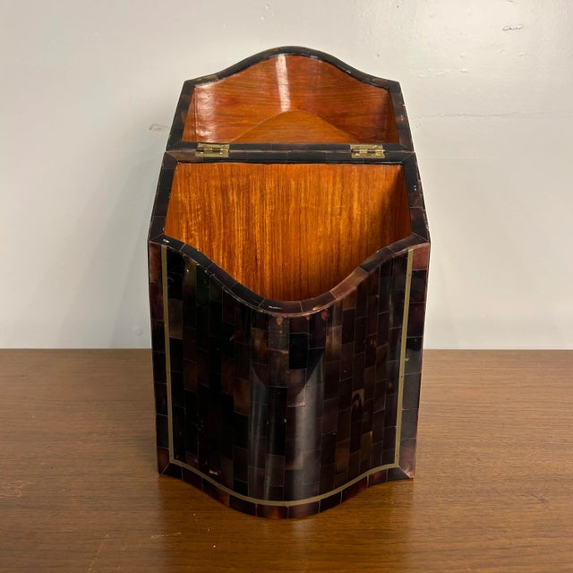 Maitland - Smith Tessellated Marble Box by Karl Springer For Sale - Image 4 of 8