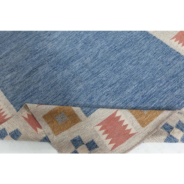 Doris Leslie Blau Vintage Swedish Flat Weave Rug by Birgitta Söderkvist, (BS) For Sale - Image 4 of 8