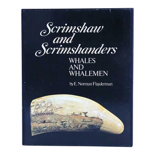 Vintage Scrimshaw & Scrimshanders by E. N. Flayderman Limited Edition Book For Sale