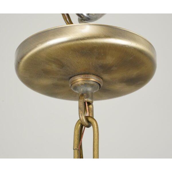 Mid 20th Century Rococo Revival Eight Arm Scalloped Crystal Chandelier For Sale - Image 10 of 11