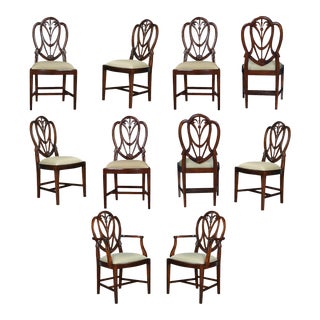 Niagara Furniture Tall Sweet Heart Chairs, Set of 10 For Sale