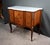 Mid-Century Louis XV-Louis XVI Transition Style Marquetry Commode For Sale - Image 11 of 18