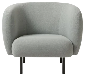 Cape Lounge Chair in Minty Grey by Warm Nordic