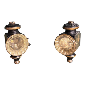 Mid 19th Century Carriage Lamps - a Pair