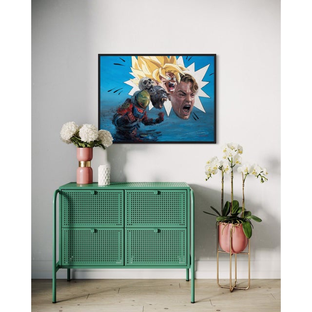 Early 21st Century Make Use of Your Anger by Andreas Claussen | Oil on canvas depiction of a figure expressing rage. For Sale - Image 5 of 5