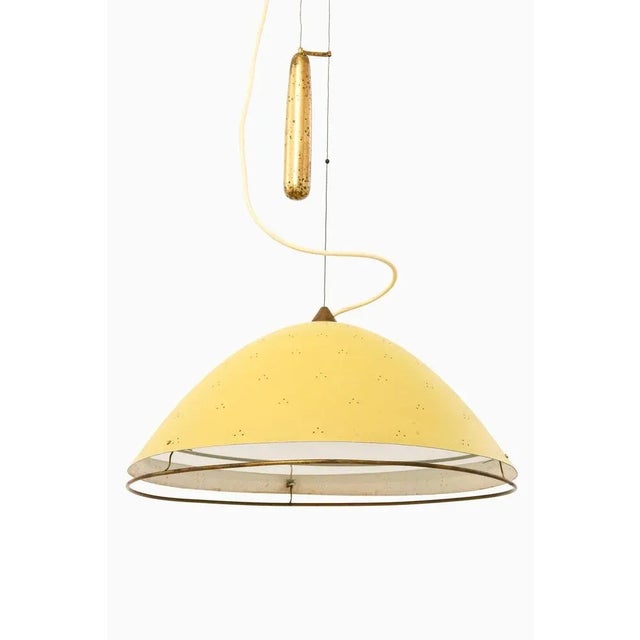 Ceiling Lamp Produced attributed to Paavo Tynell for Taito Oy, 1950s For Sale - Image 4 of 9