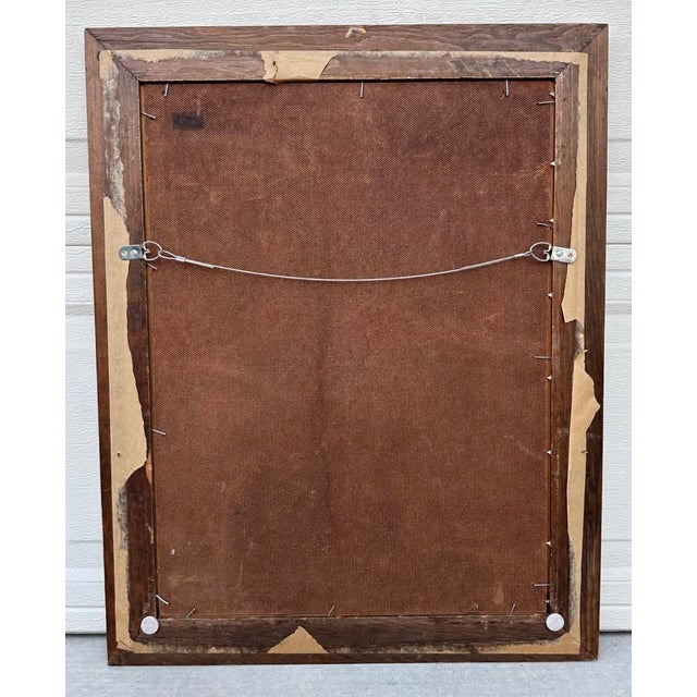 1950s Lydia Cooling Signed Large Framed Seascape Impressionist Original Oil Painting For Sale - Image 18 of 18