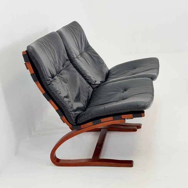Mid-Century Kangu Lounge Chair by Elsa Solheim and Nordahl Solheim for Rybo, 1970s For Sale - Image 12 of 18