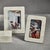 Contemporary Cote d'Ivoire Bone Inlay Photo Frame with Rounded Corners, 4" x 6" For Sale - Image 3 of 4