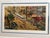 Contemporary Hiro Yamagata Serigraph “Express" (1988) Rare City Scene Hand-Signed Limited Edition 239/295 Framed 32x46 For Sale - Image 3 of 9