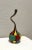 Vintage Twisted hand blown bottle in Bright Bold Colors: Red, Yellow, Green. This unique bottle in the style of Murano...