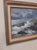 1970s Doug Oliver Painting "Seascape" on Canvas 16"x20" Wood Framed Early Work For Sale - Image 9 of 14