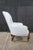 Antique Victorian Carved Walnut Spoon-Back Blue Floral Salon Armchair C. 1880s For Sale - Image 13 of 18
